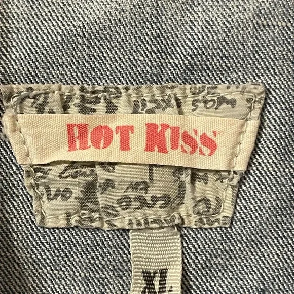 Hot kiss jeweled sleeveless Jean jacket - XL - Picture 3 of 6